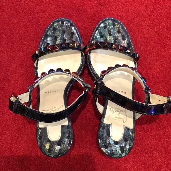 Pyralou Studded Wedges - Picture 6 of 7